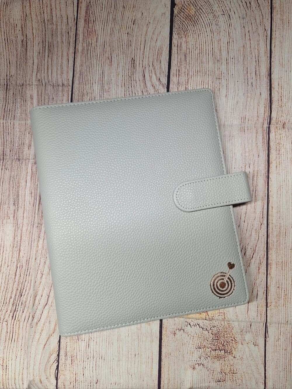 A5 Planner/Organizer Rose Gold Rings, A5 Budget Binder, A5 Binder, Gray Planner